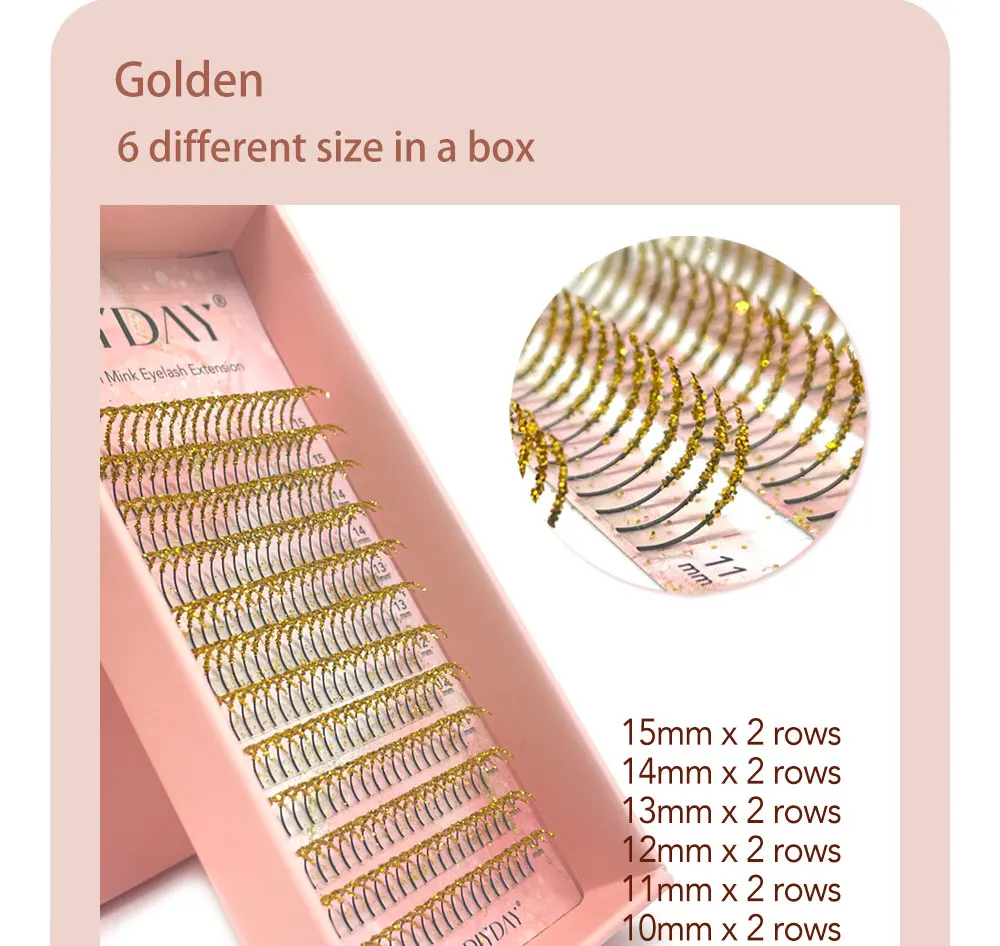 NAGARAKU glitter colors eyelash extension