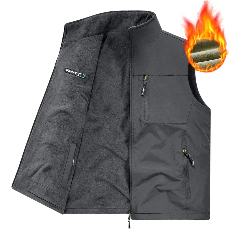 Men's Lightweight Golf Vest Windproof Outerwear Sleeveless Jacket Outerwear Windproof Lightweight Softshell Sleeveless Jacket