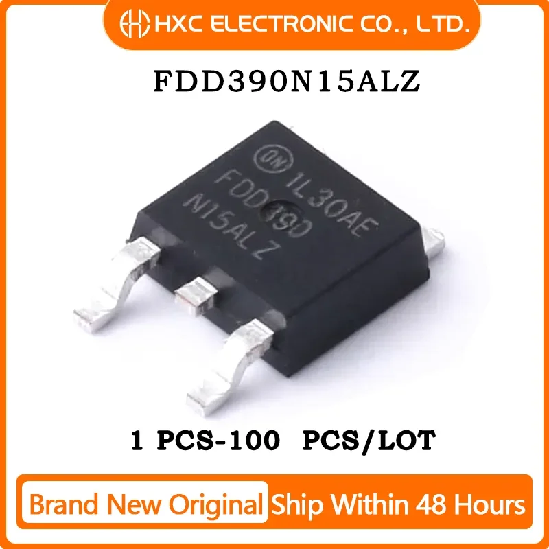 5PCS/10PCS/50PCS/100PCS FDD390N15ALZ MOSFET N-CH 150V 26A DPAK 100% New Original IC Chip