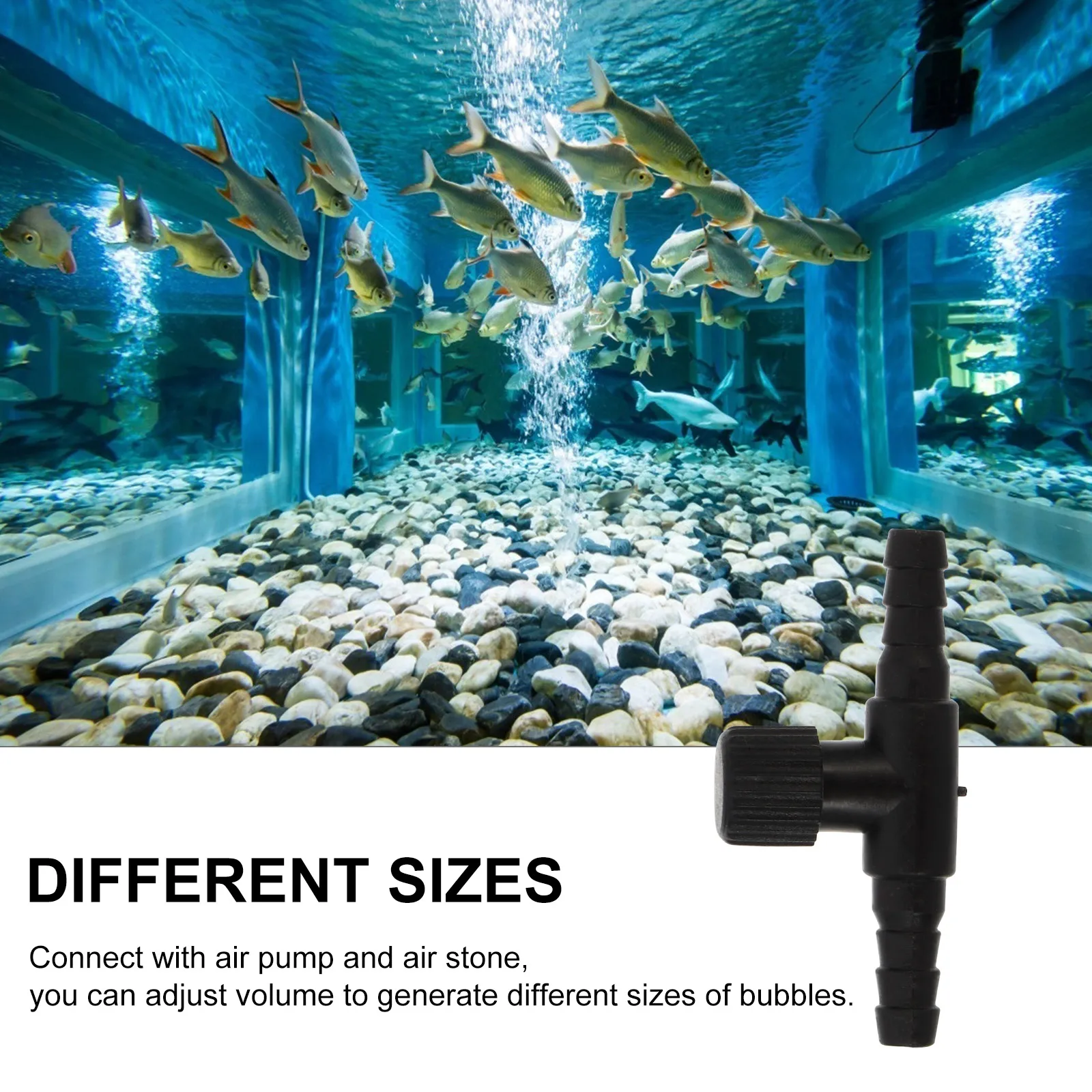

30pcs Direct Air Valve Aquarium Hose Connector Fish Tank Oxygen Tube Airline Tubing Accessories Plastic Adjustable