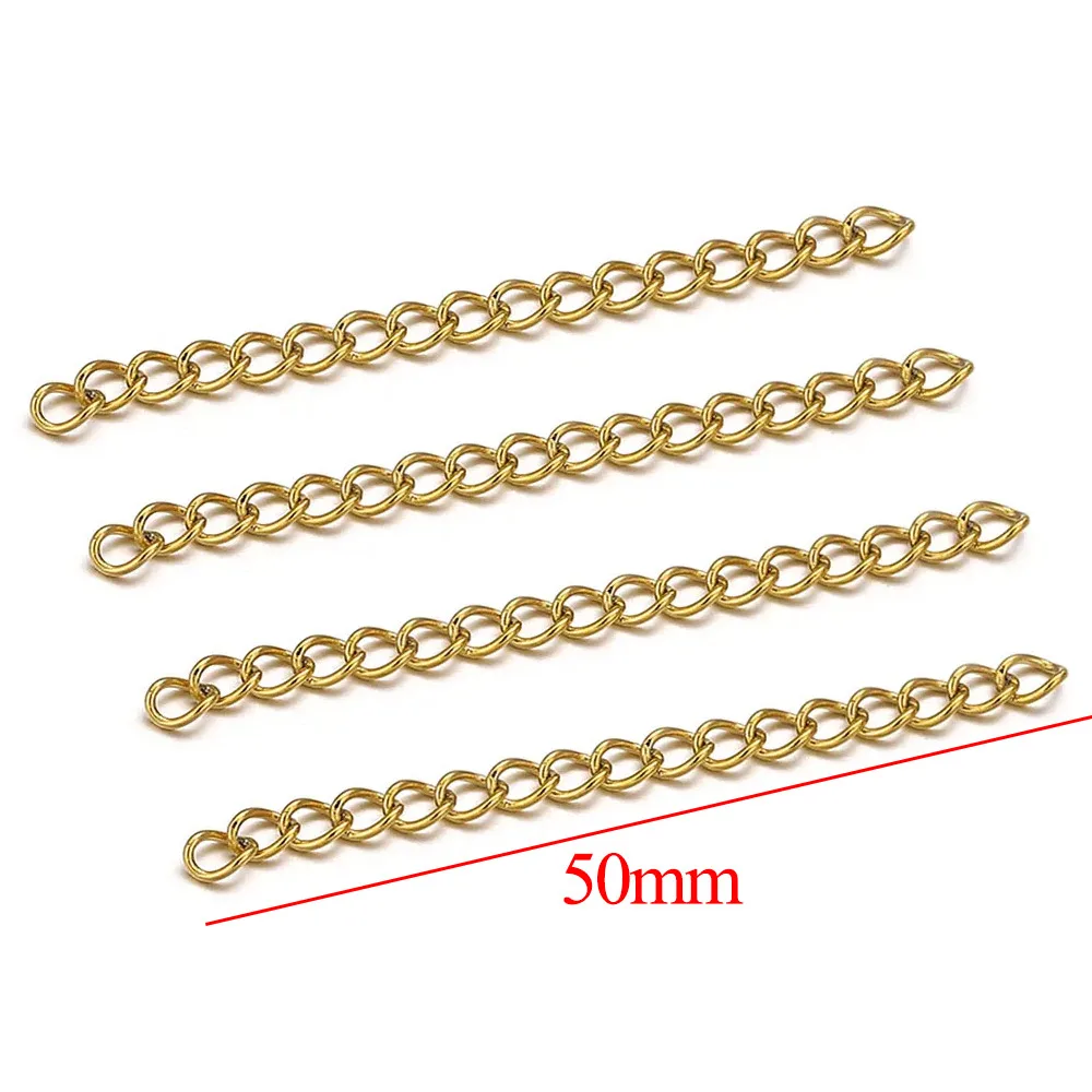 200個/箱 ステンレス製ロブスタークラスプ オープンジャンプリング エクステンションチェーン 水滴チャームキット DIYジュエリー製作アクセサリー用