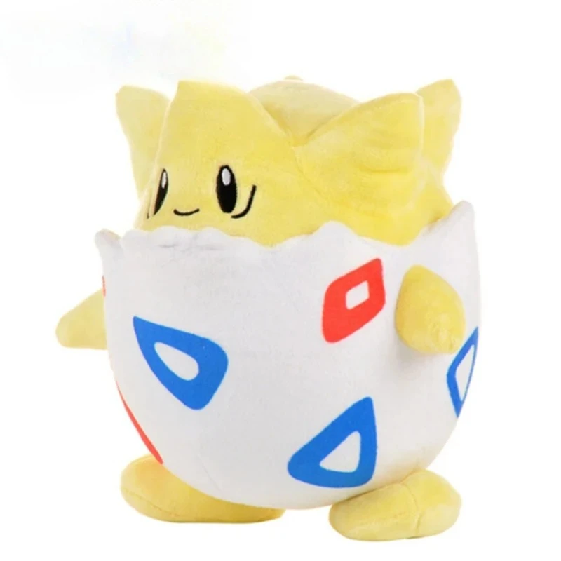 8 Inch Cute Togepi Soft Stuffed Toy Animal Kawaii Anime Dolls Throw Pillow Birthday Gift for Kids Home Room Decoration
