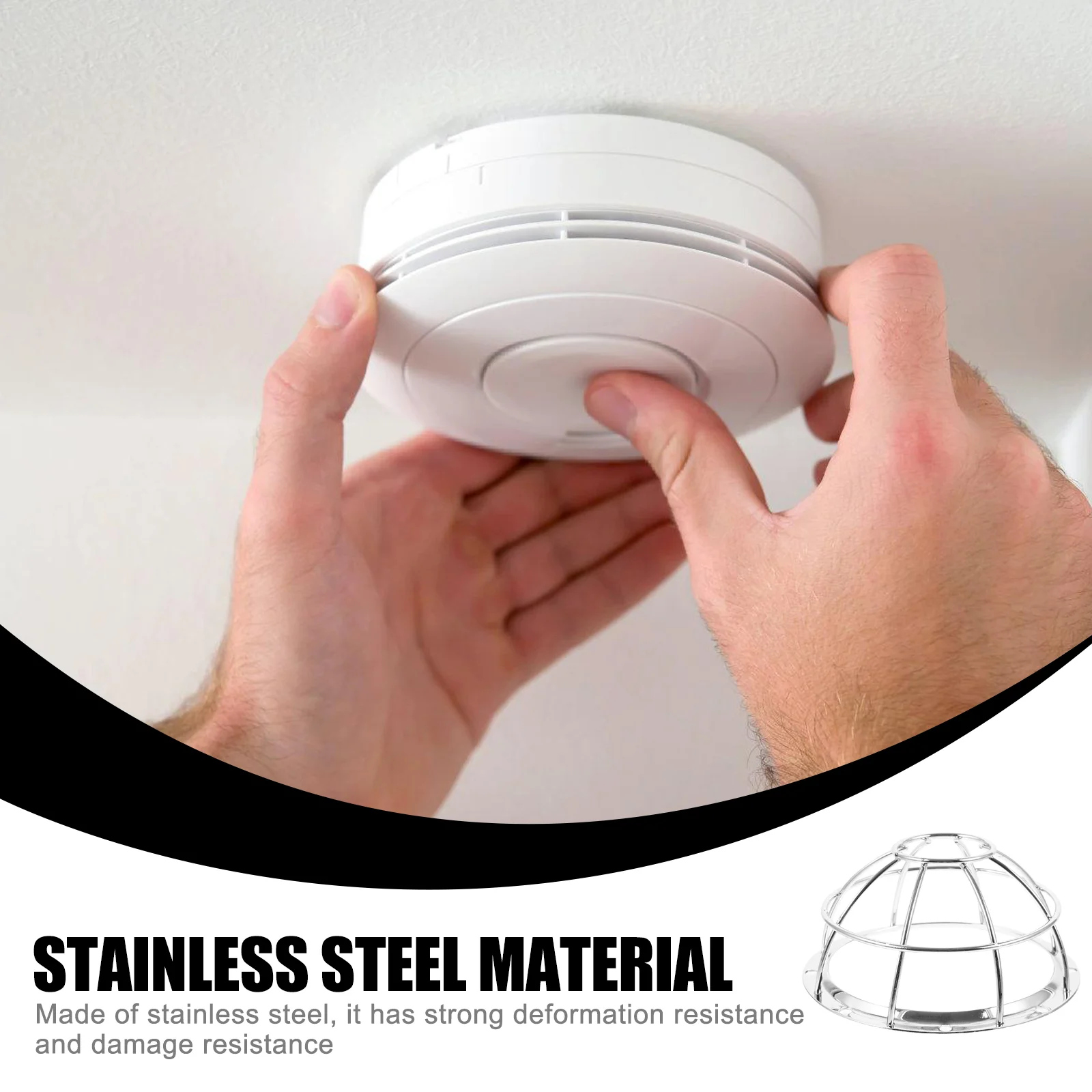 Smoke Sensor Cover Protector for Fire Sprinkler Protection Cage Guard Frame Lampshade