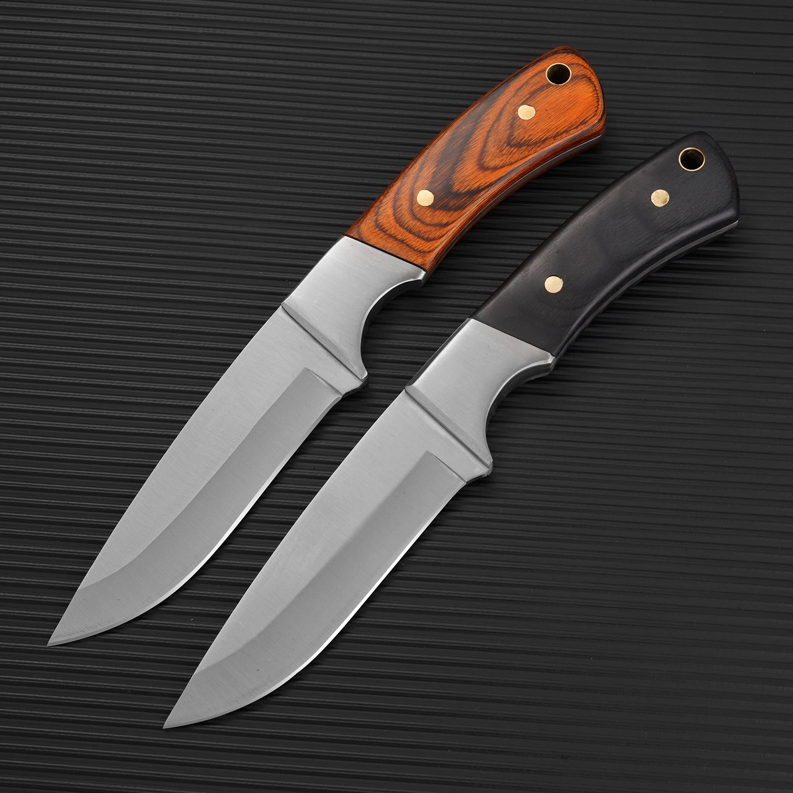 Stainless Steel Kitchen Utility Knife, EDC Fixed Blade, Self-Defense Knife, High Hardness Cutting Knife, Outdoor Camping Knife view 4