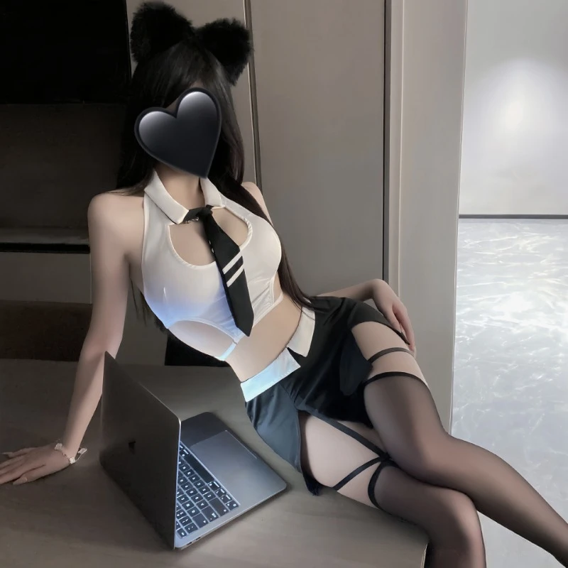 

Эротическое нижнее белье для косплея, сексуальная юбка-секретарша, комплект сексуального нижнего белья для взрослых, костюмы для ролевых игр учителя, женские порно AV актриса, искушение