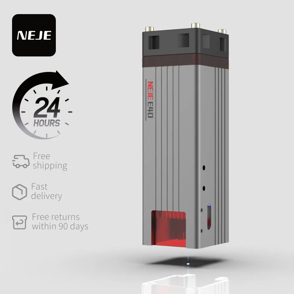 NEJE CNC E40 Laser 11W + uscita modulo Laser a fuoco fisso taglio e intaglio macchina fai da te ad alta pressione integrata a 2 raggi
