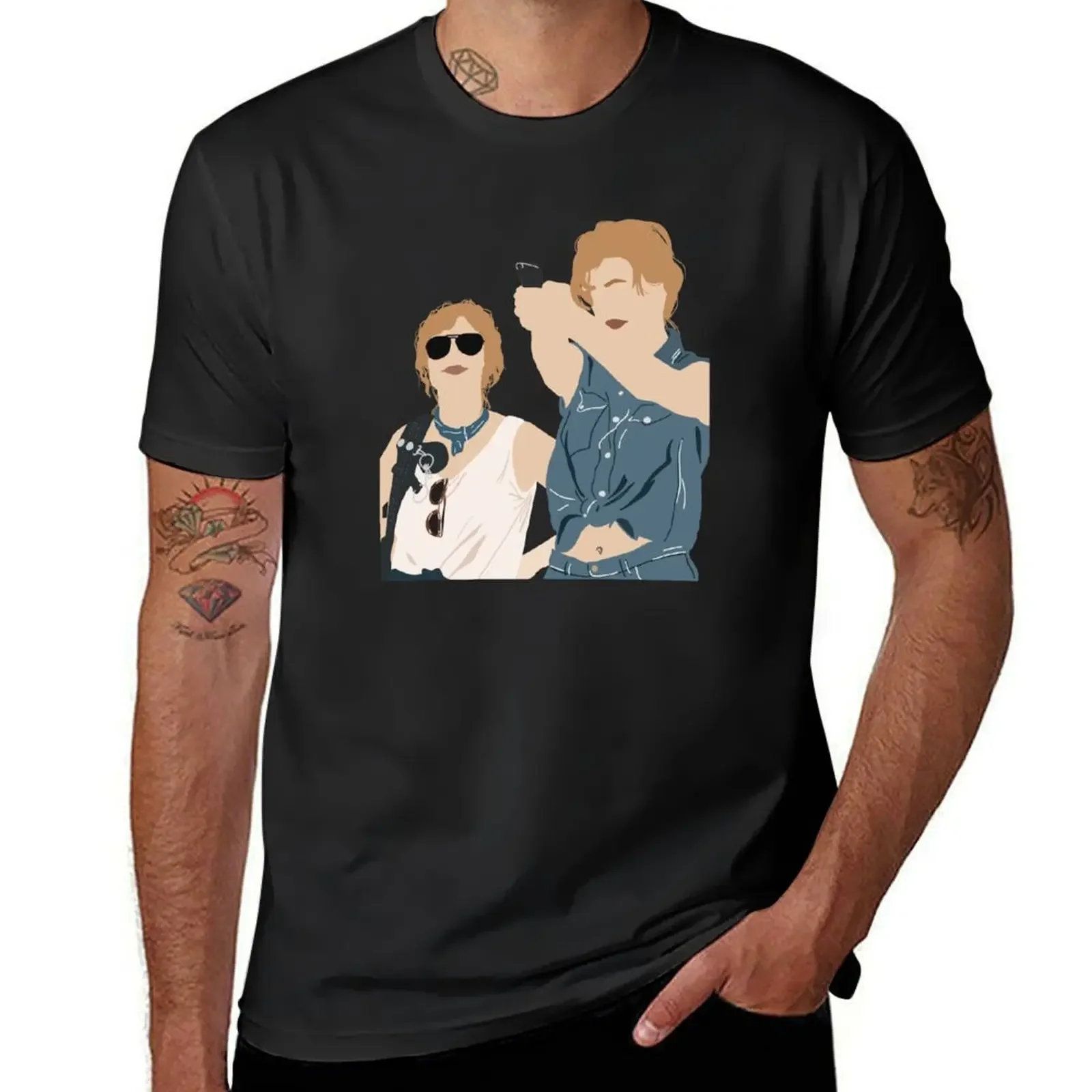 

Thelma & Louise T-Shirt Blouse funny shirt cotton summer top plain black t shirts men