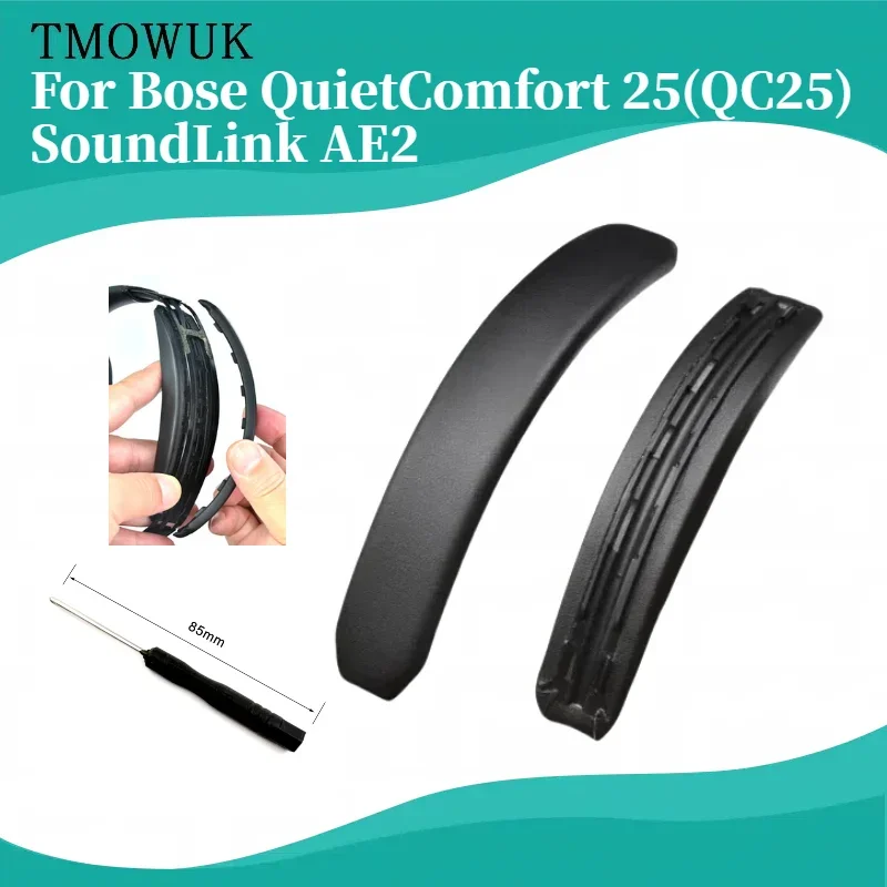

TOMWUK Universal Headphone Headband Cover For Bose QuietComfort 25(QC25) SoundLink AE2 Headphone Headband Protector ，11.13
