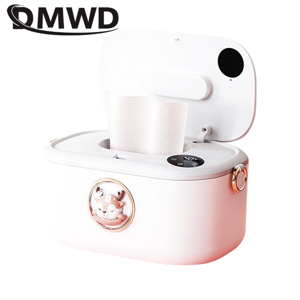 DMWD المنزلية مناديل سخان منشفة الرطب موزع قناع الوجه دفئا الكهربائية الطفل الأنسجة آلة التدفئة 0-55 ℃ ثابت درجة الحرارة 220 فولت