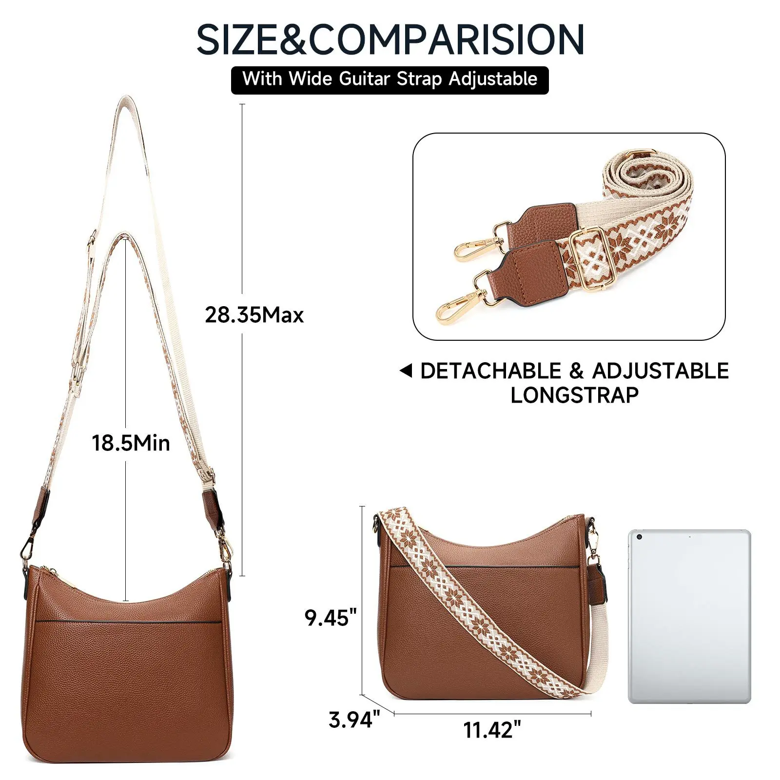 

Retro Spliced Color Large Capaci oulder Bag Crossbody Bag Weaving Belt Menger Bag oulder Strap for Men And Women