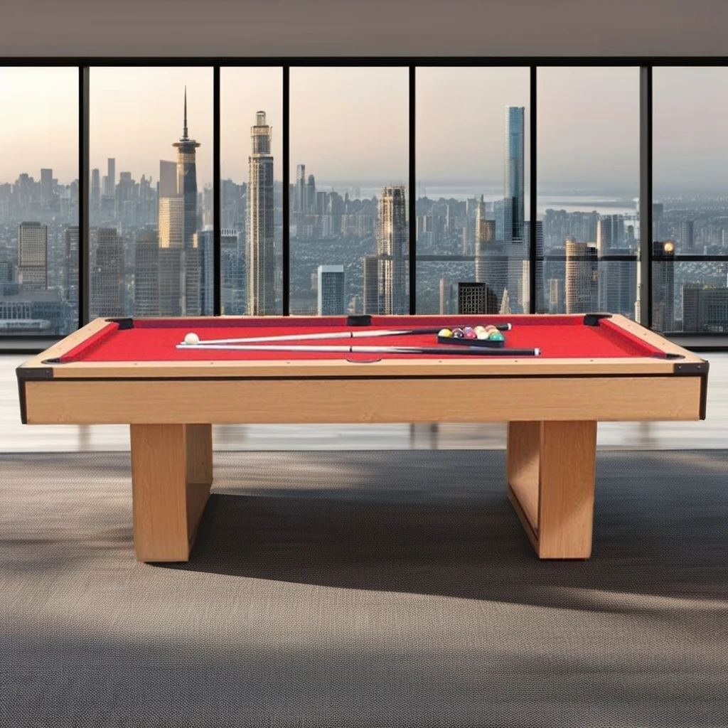 Hot Sale Modern 3-in-1 Wood Dining & Billiard Table Pool Table Indoor Multifunctional Game Table Customizable Sizes