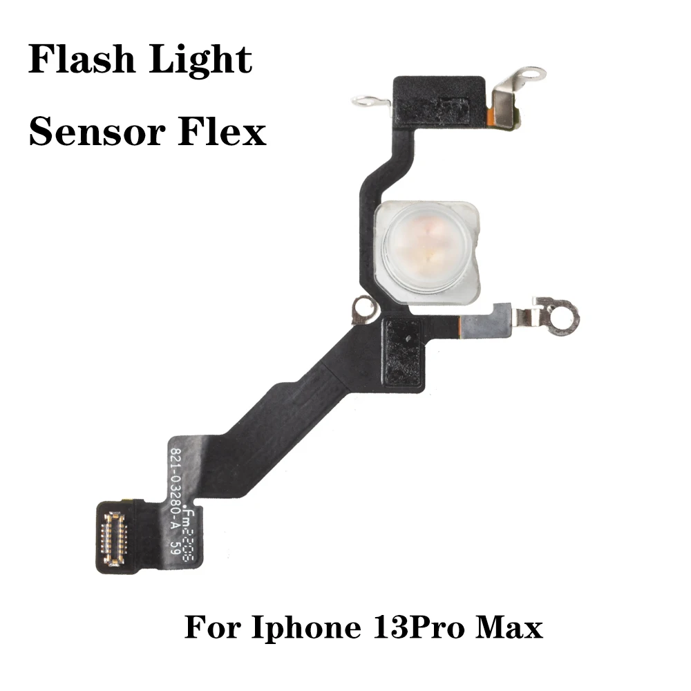 JoeeStore-Sensor de luz de Flash ambiental de distancia de proximidad, Cable flexible LED para iPhone 13, 12 Pro Max, 12 Mini, piezas de reparación,