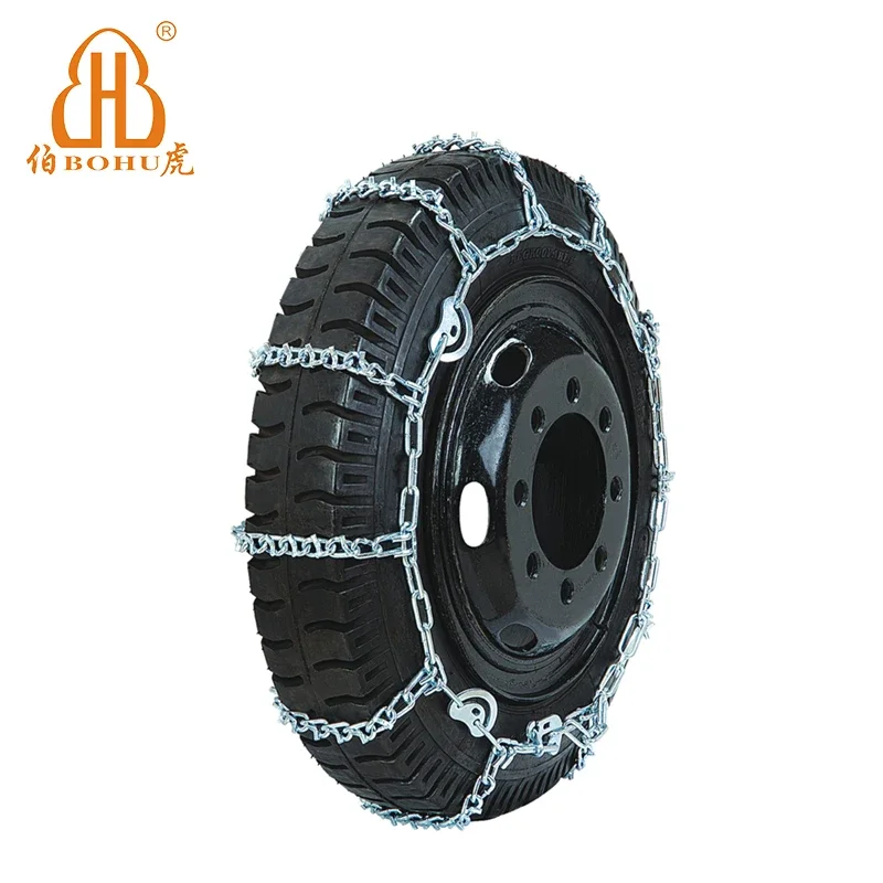 BOHU snow chain for truck snow chains with V-bars 11r 22.5 tire snow chains truck