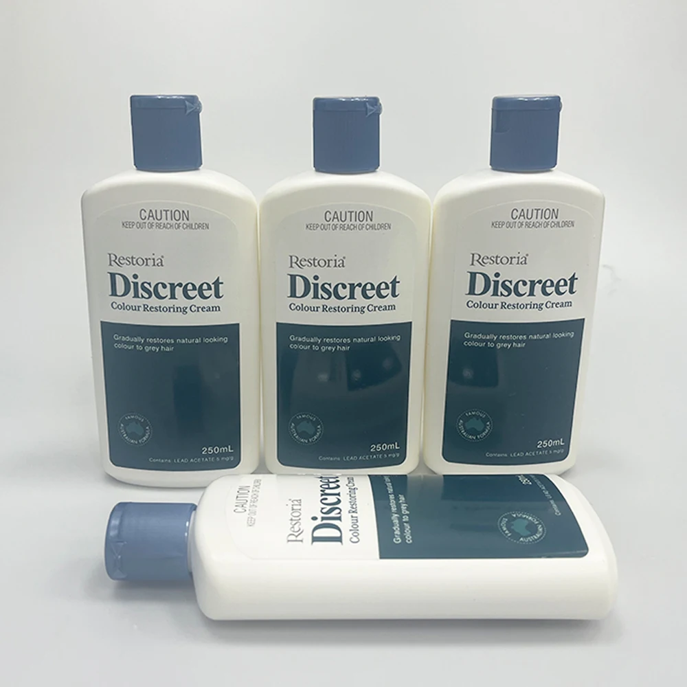 

Крем для волос Black Hair Discreet Colour Restoring Cream Lotion, уход за волосами, уменьшение количества седых волос, естественное восстановление, 250 мл