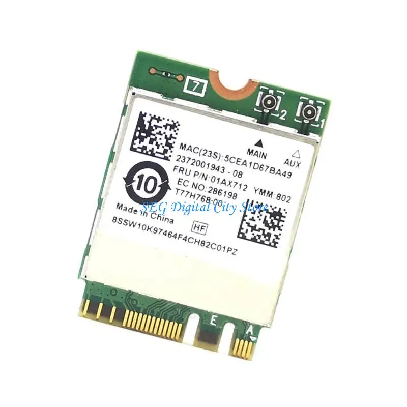 U75B WIFI Card Dual-Band 2.4+5G 1200M BT4.0 Wireless Card 1200M RTL8822BE M2-NGFF
