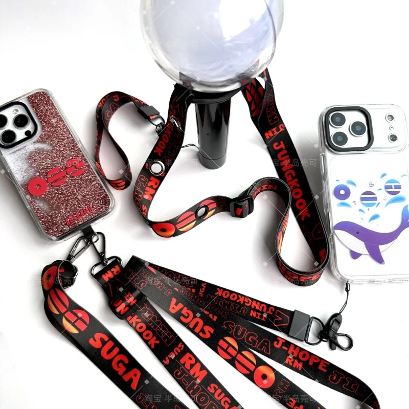 BTS RJINHIT ARIRANG Crossbody Lanyard Adjustable Shoulder Strap Phone Rope Beam Chain Light Stick Concert Fans Collect Gifts view 3