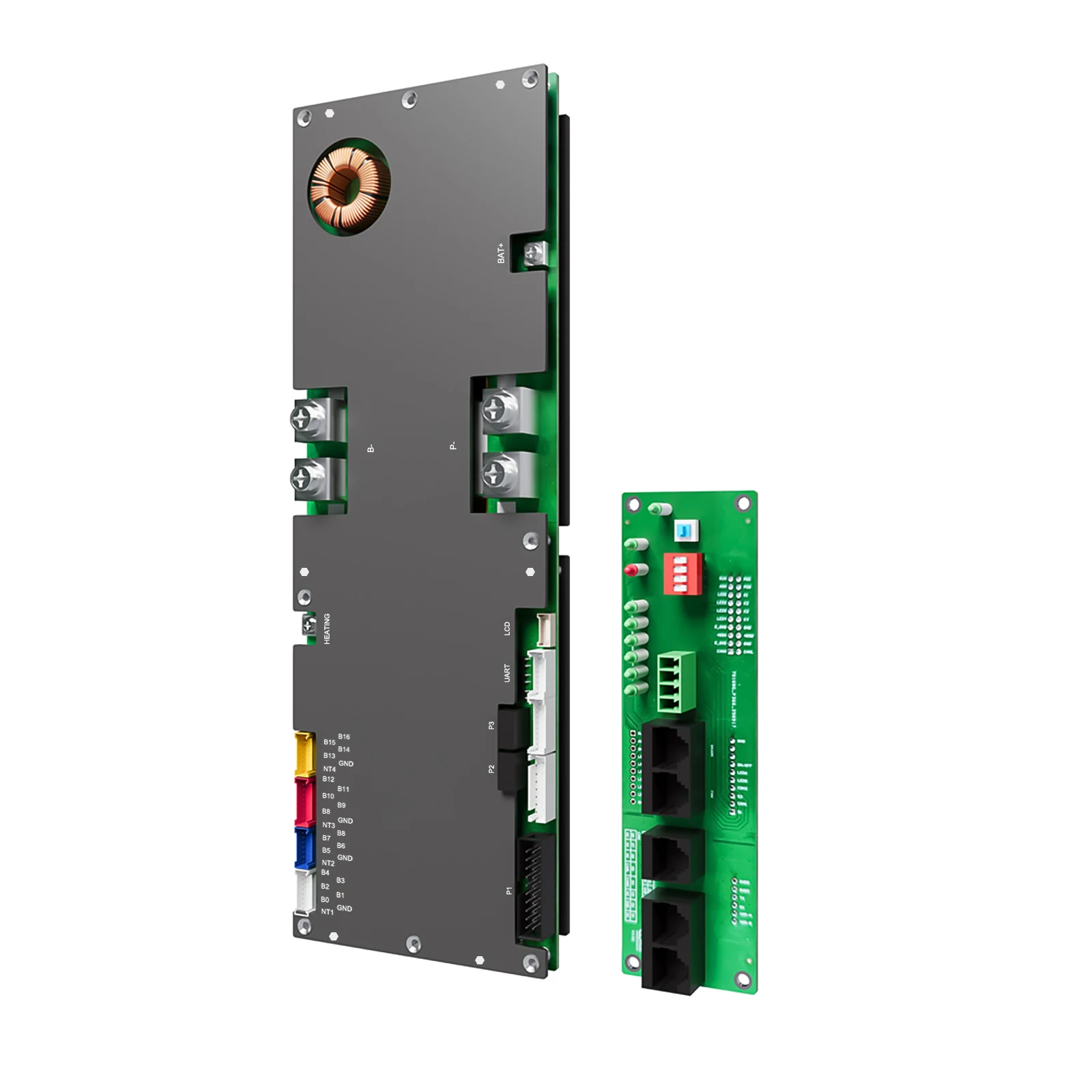JKBMS JIKONG V19 Haushalts-Energiewechselrichter BMS 8S/24V 16S/48V Li-Ion/Lifepo4/LTO Batterie BMS PB2A16S20P