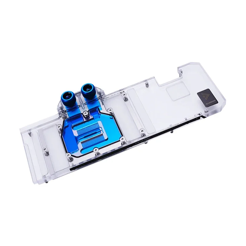 

Barrow Full Coverage GPU Water Block For VGA ZOTAC 3090 24G6X OC/3080 10G6X OC, 5V ARGB 3PIN MOBO AURA SYNC BS-AIC3090-PA