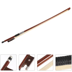 1/8 Size Violin Bow Horse Hair Well Balanced Student Practice Red Sandalwood Violin Bow Wooden Violin Instrument Accessory