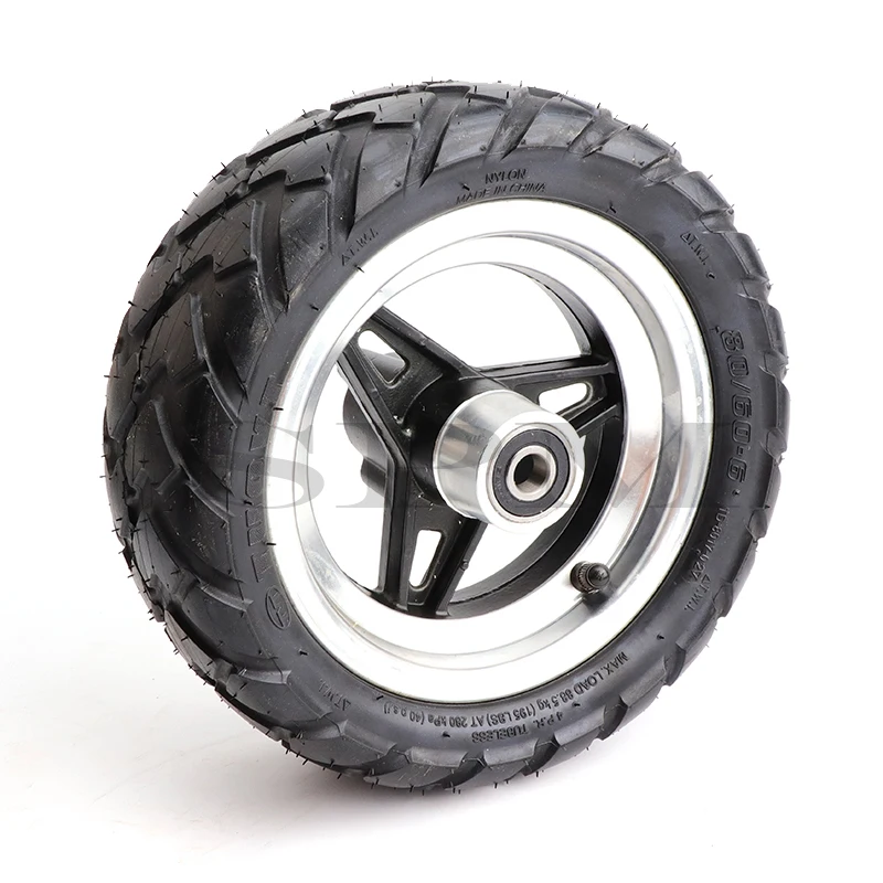 High quality 10 inch Electric Scooter Wheel 80/60-5 Tubeless tire with alloy hub for E-Scooter Motor Go karts ATV Quad parts