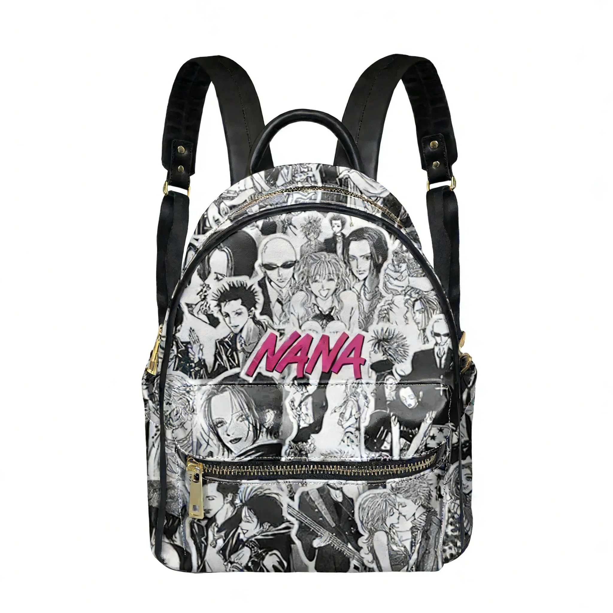 NANA Anime Backpack Women Man Knapsack Tailor-made Text Image Double Shoulder Bag Business Travel Bookbag Rucksack Gift Daypack