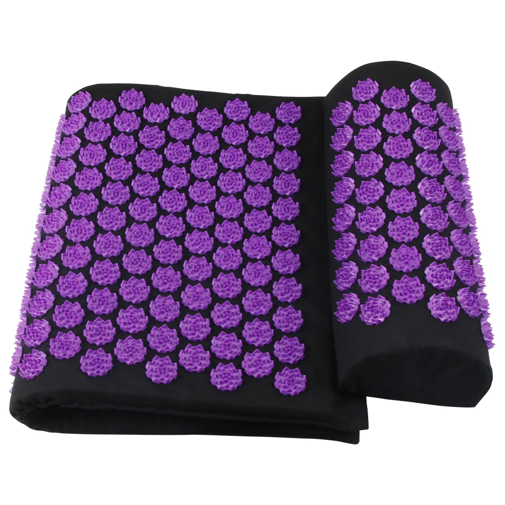 Acupressure Yoga Mat Kuznetsov's Applicator Cushion Sensi Massage Body Needles With Spikes Pillow Foot Massager Fitness Pilates - view 6
