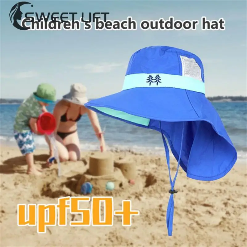 Hat Anti-wrinkle Childrens Beach Hat Classic Natural Design Dome Uv Resistant Female Hat Childrens Bucket Hat Sunhat Dome Design