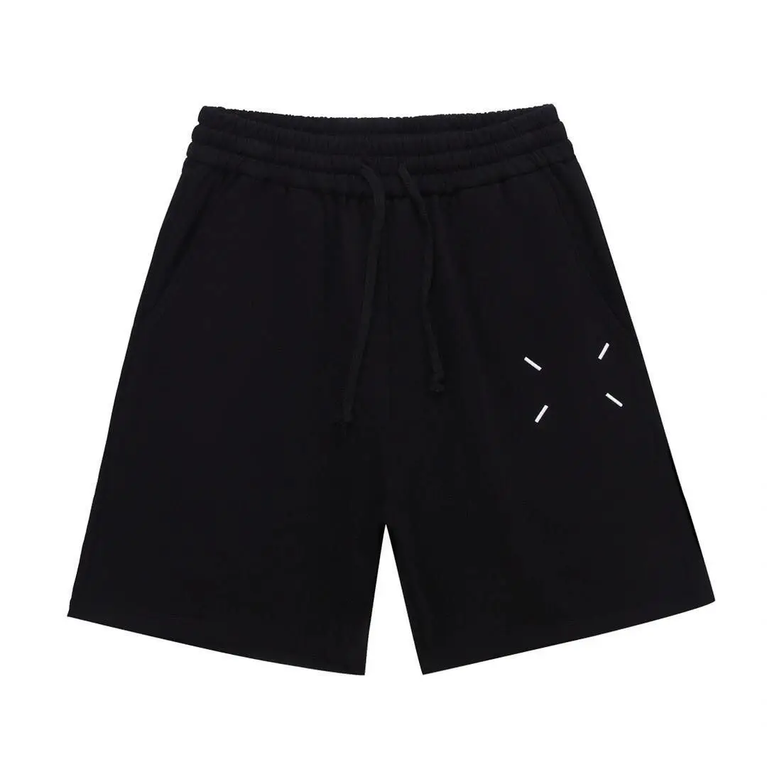 

Loose Four-corner Stitching Simple Pattern Printing Sports Summer Casual Five-point Pants Couple High-quality Cotton Shorts
