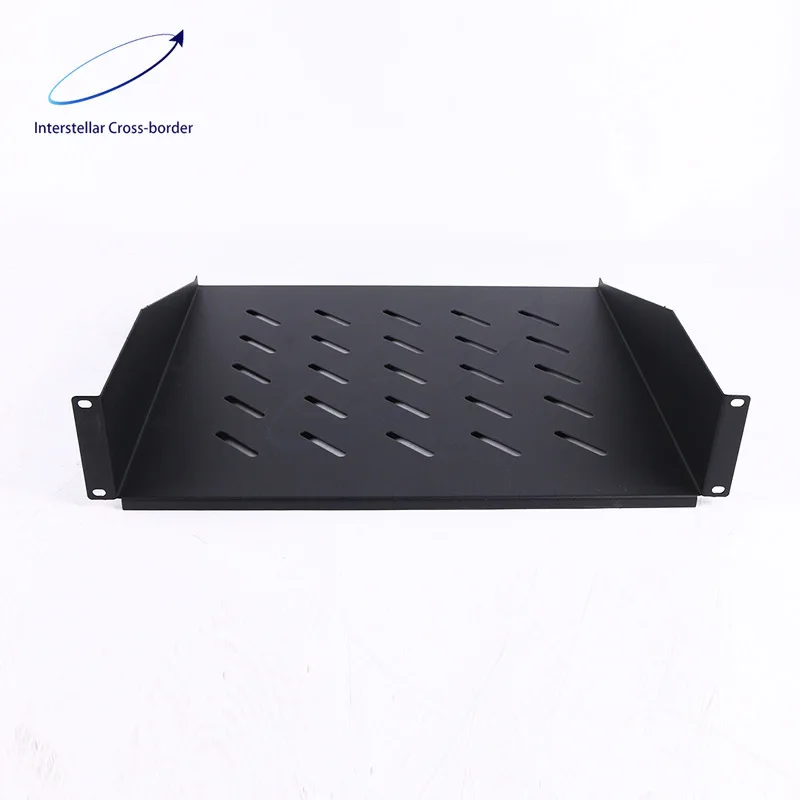 

Heavy Duty Universal 2U Server Rack Shelf & 1U Audio Speaker Tray - Fixed Mount, Adjustable Fit for Server Cabinets