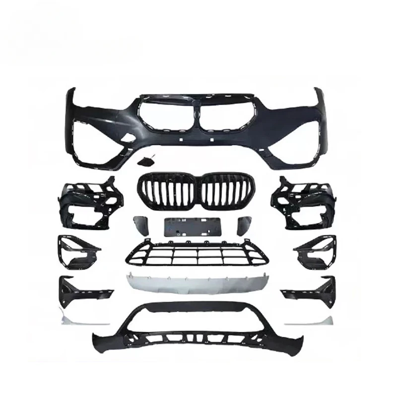 x1f48 2014- front bumper X1 F48 To F49 old to new Front bumper front grille pp material mt bumper body kit for x1