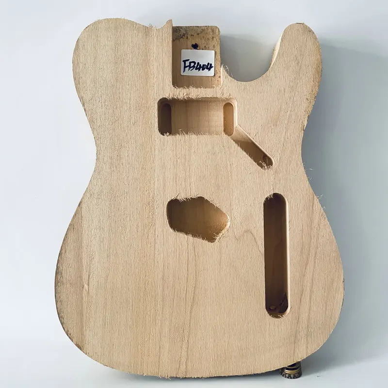 

FB404 Natural Solid Basswood Unfinished Tele Electric Guitar Body for TL Guitar Replace Damaged DIY Guitar Parts Right Hand