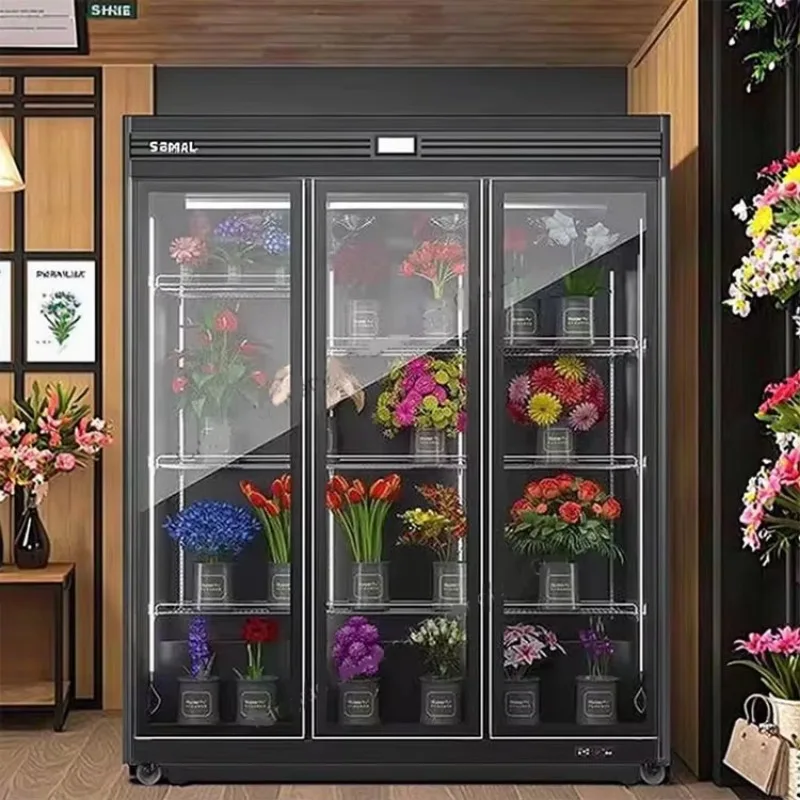 1280L Refrigerated Fresh Flowers Preservation Floral Storage Commercial Flower Cooler Cabinet Refrigerator Display Fridge