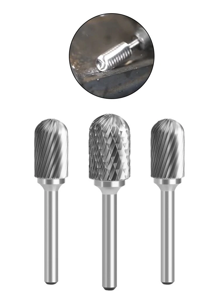Твердосплавные фрезы серии C0312-C2525 |   Высокопроизводительные роторные напильники из вольфрамового сплава Serie-C 3–25 мм — конструкция без пыли