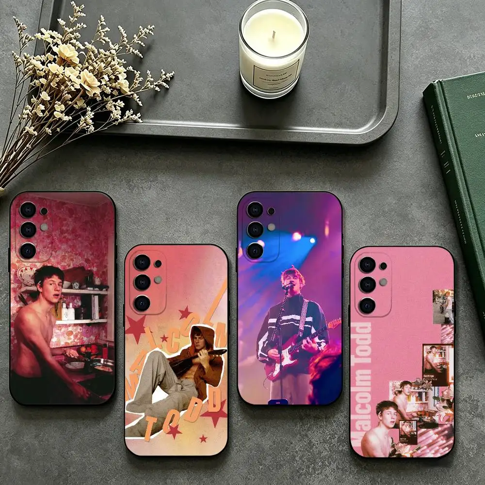 Earrings Singer M-Malcolm Todd Phone Case For Samsung S26,25,24,23,22,21,20,30,Ultra,Plus,Fe,Lite Black Shell