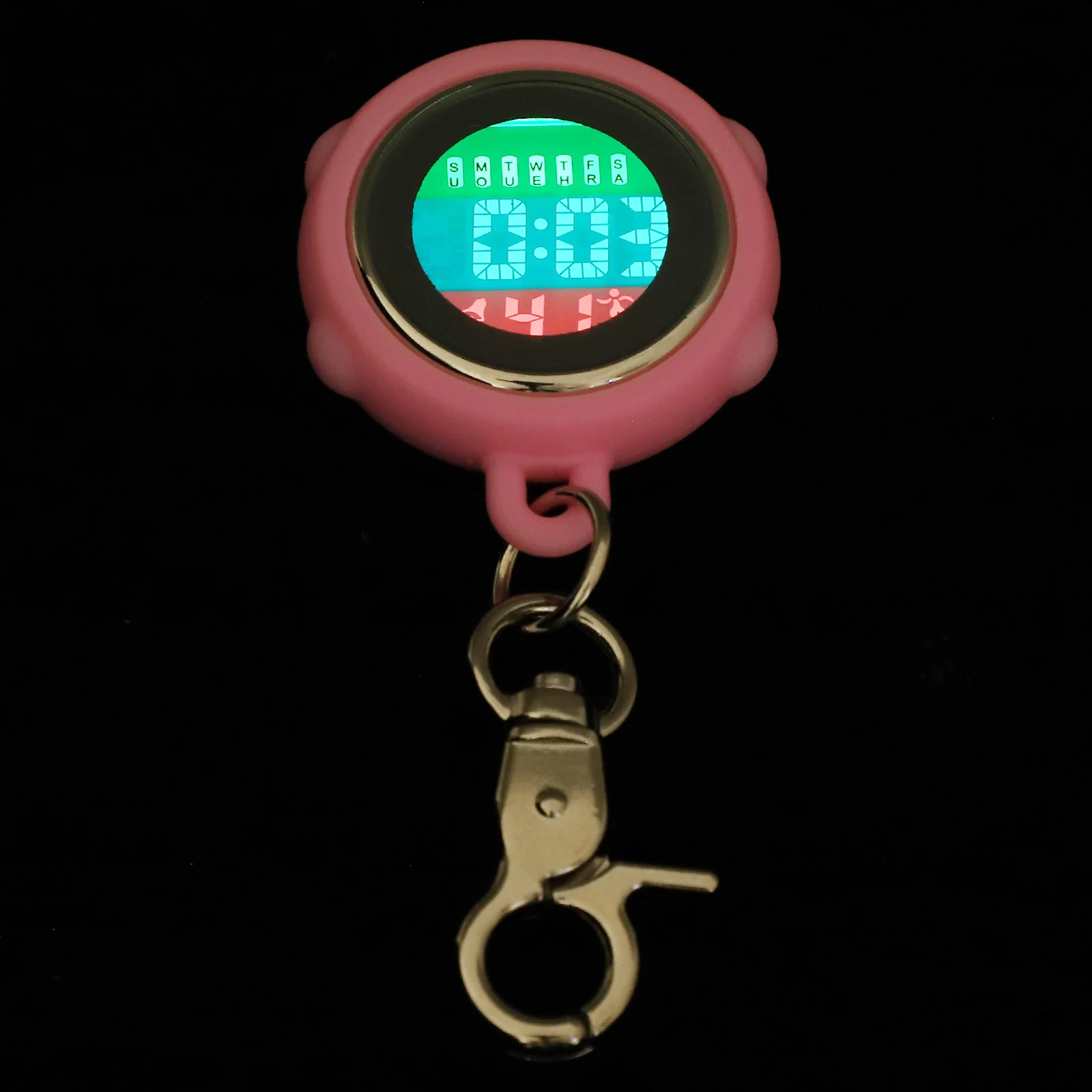 Nurse Watch Ladies Watches Keychain Buckle Chest Small Pocket for Silica Gel Women's Design