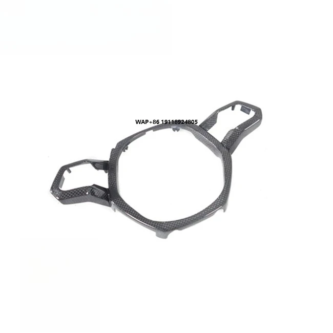 

Trade Assurance Plain Dry Carbon Interior Trim Fit For 2014-2019 Huracan LP610-4 & LP580-2 Coupe Spyder Steering Wheel Panel