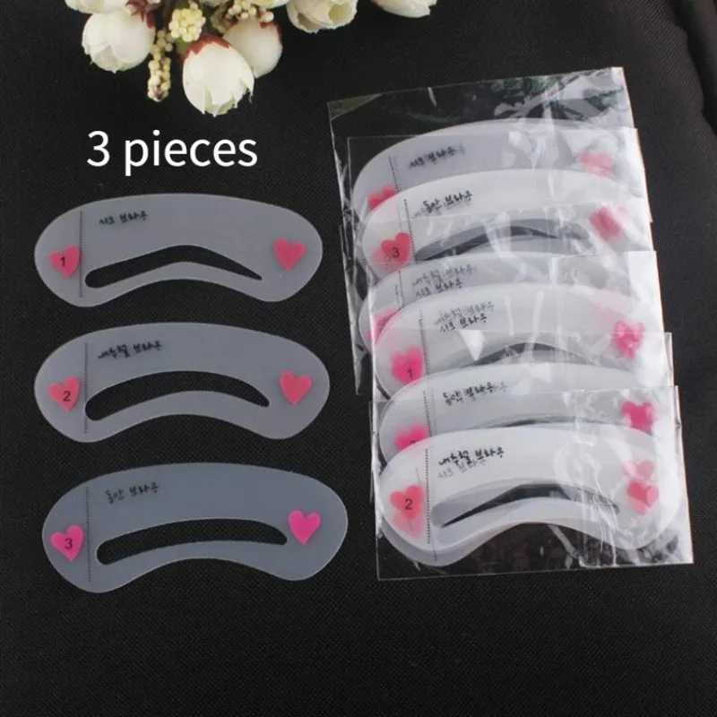 24 Styles/set Eye Makeup Stencils Grooming Eyebrow Stencil Kits DIY Eyebrow Templates for Women Make Up Beauty Tools Accessories