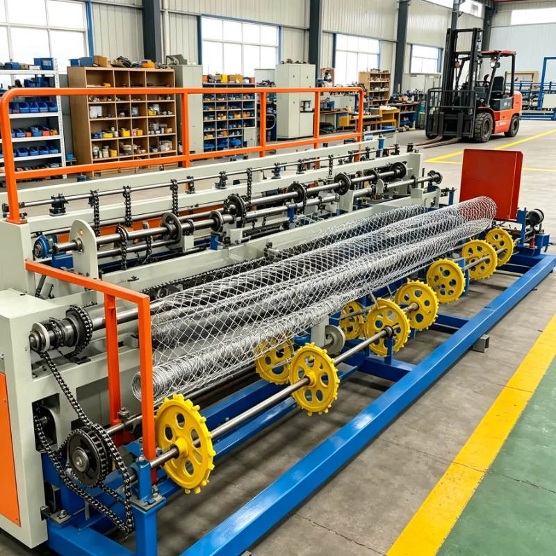 Customized Hexagonal Wire Netting Machine Heavy Duty Wire Screen Equipment For Agricultural Poultry Netting