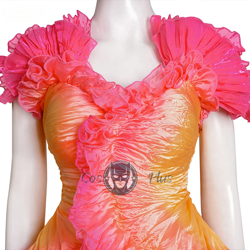 Wicked : For Good Glinda Cosplay Costume Uniform Halloween Carnival Party Christmas Play Role Clothes Clothing for Women