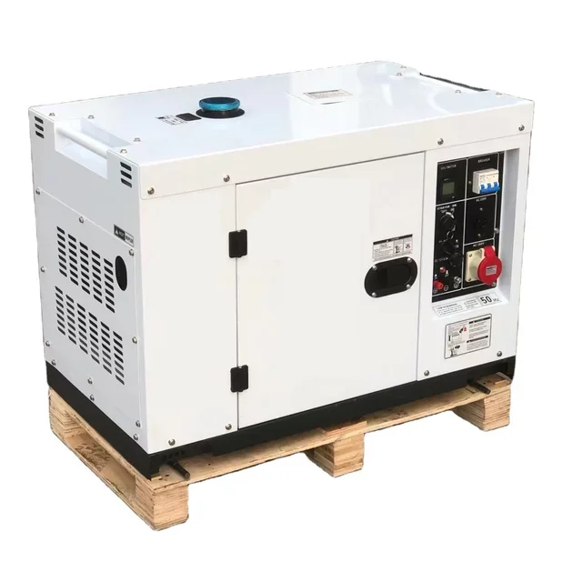 Dźwiękoszczelna cicha Generator na olej napędowy 220v/380v 60hz 3 Generator fazy elektrownia gotowości 10kw Diesel 10 Kw