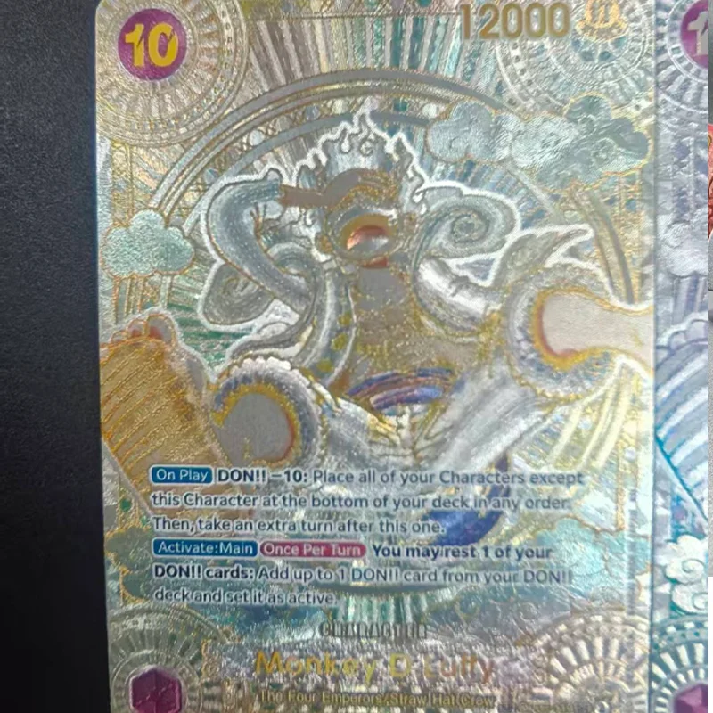 لتقوم بها بنفسك قطعة واحدة Opcg اليابانية الإنجليزية القرد لوفي شانكس الفضة الآس سابو مارشال D تعليم جمع لعبة بطاقة فلاش #3