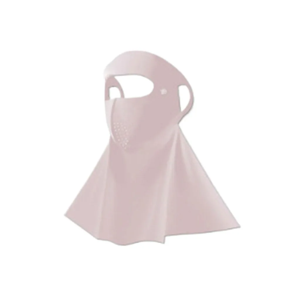 

Fashion Ice Silk Sun Protection Mask UPF50+ Full Face Anti-UV Neck Scarf Neck Protection Dustproof Sunshade Face Mask Outdoor