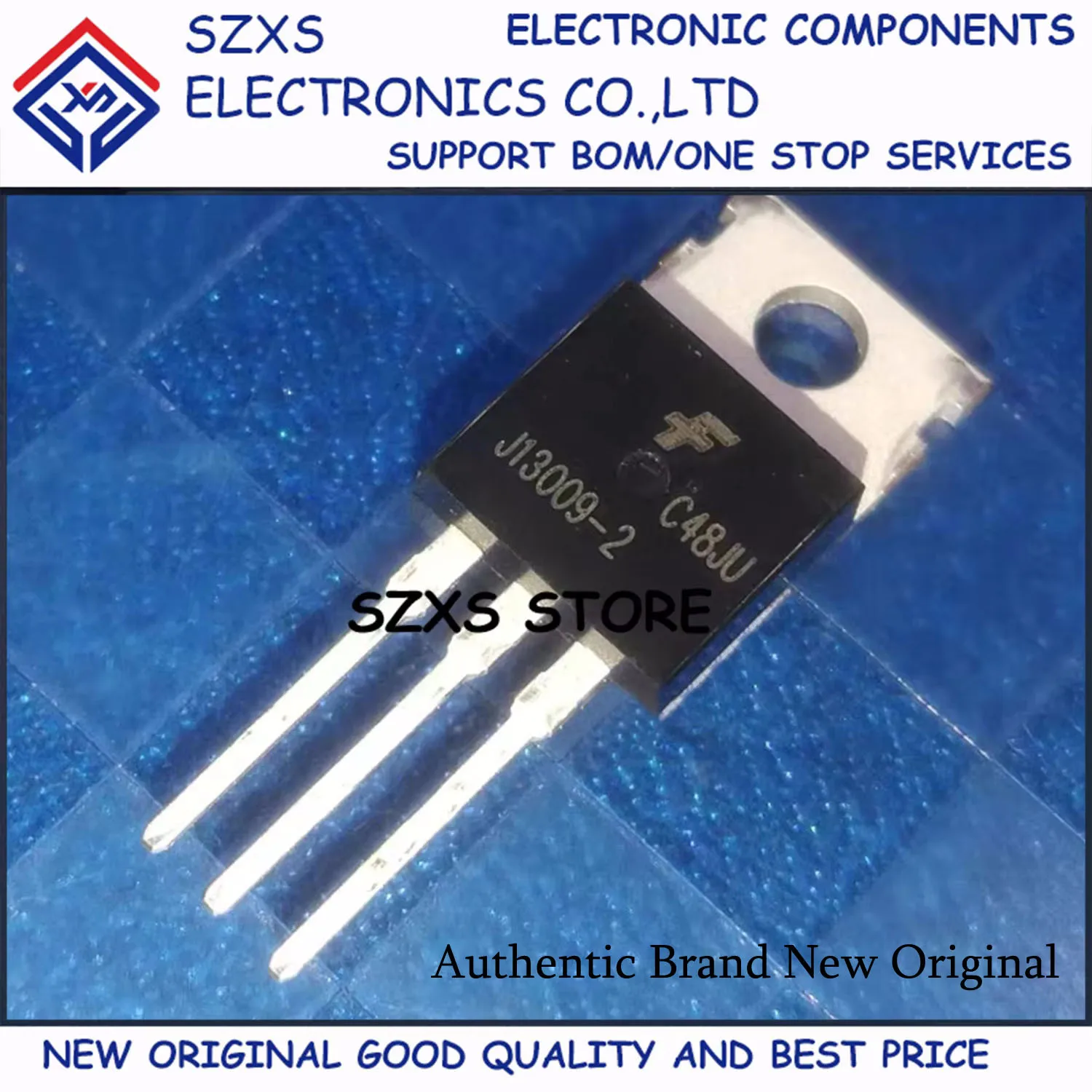 New Original 10Pcs J13009-2 FJP13009-2 TO-220 700V 12A High Voltage Switch Transistor In Stock Electronic Component Good Quality