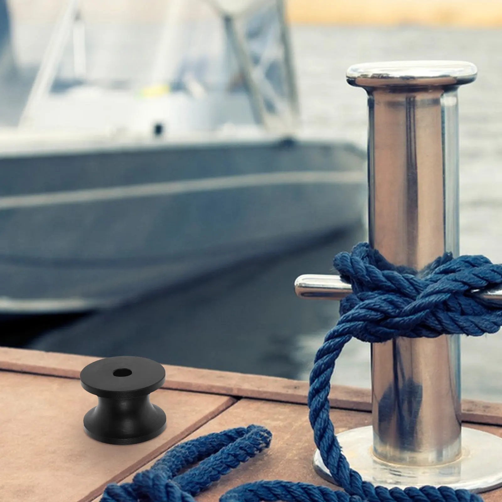 

Нейлоновый роликовый анкерный кронштейн для лодок, морского класса, компактный дизайн, плавное скольжение цепи, легкое извлечение одним человеком, для яхт