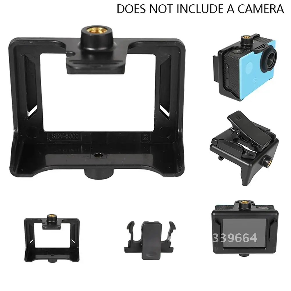 

Clip Backpack Camera Mount Frame Case Portable Belt Durable Practical Action Easy Install Protective Sport For SJ4000 SJ9000