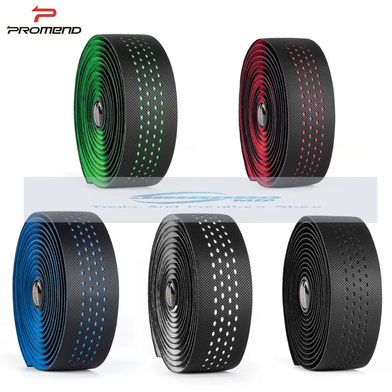 

PROMEND road bike handlebar belt 082 two-color non-slip bicycle strap breathable comfortable shock absorption dead speed strap