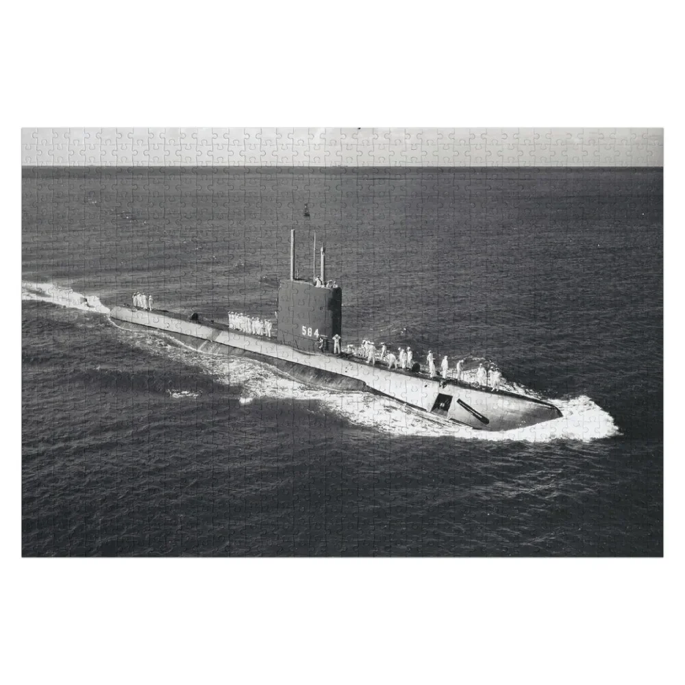 USS SEADRAGON (SSN-584) SHIP'S STORE Jigsaw Puzzle Jigsaw Pieces Adults Wood Animals Wooden Adults Puzzle