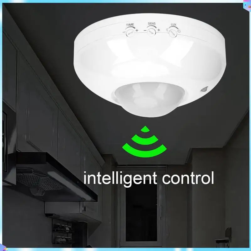 

N93R 3X детектор движения светодиодный светильник инфракрасный детектор движения человека 360-градусная установка на потолке коридор потолок ванной комнаты