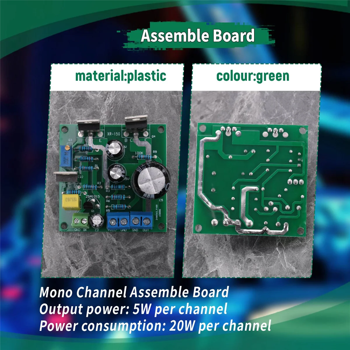 A51I DC12V 24V Mini 1969 TIP41C Amplificatore monocanale assemblare scheda pura classe A