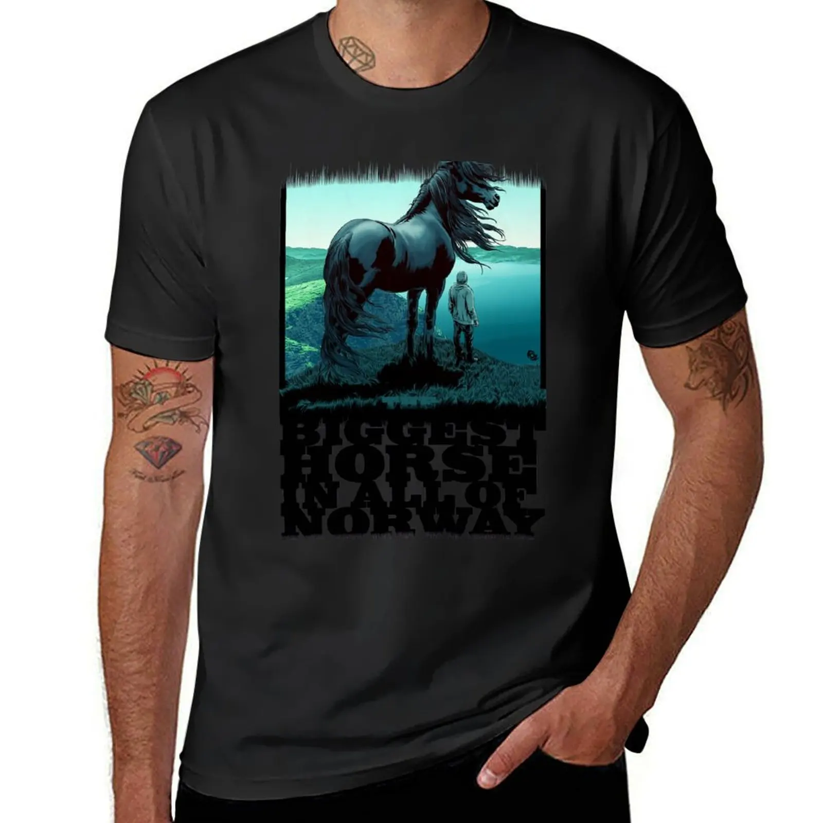 TOFOP - The Biggest Horse in ALL of Norway T-Shirt for a boy hippie clothes mens graphic t-shirts pack